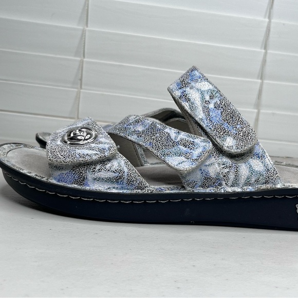 Alegria Bet-6003 Leather Sz 42 Slide-On Wedge Sandals - Picture 11 of 13